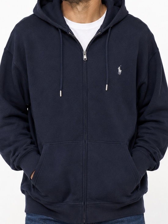 Ralph Lauren Other - Ralph Lauren Double Knit Navy Blue Hooded jacket 3x